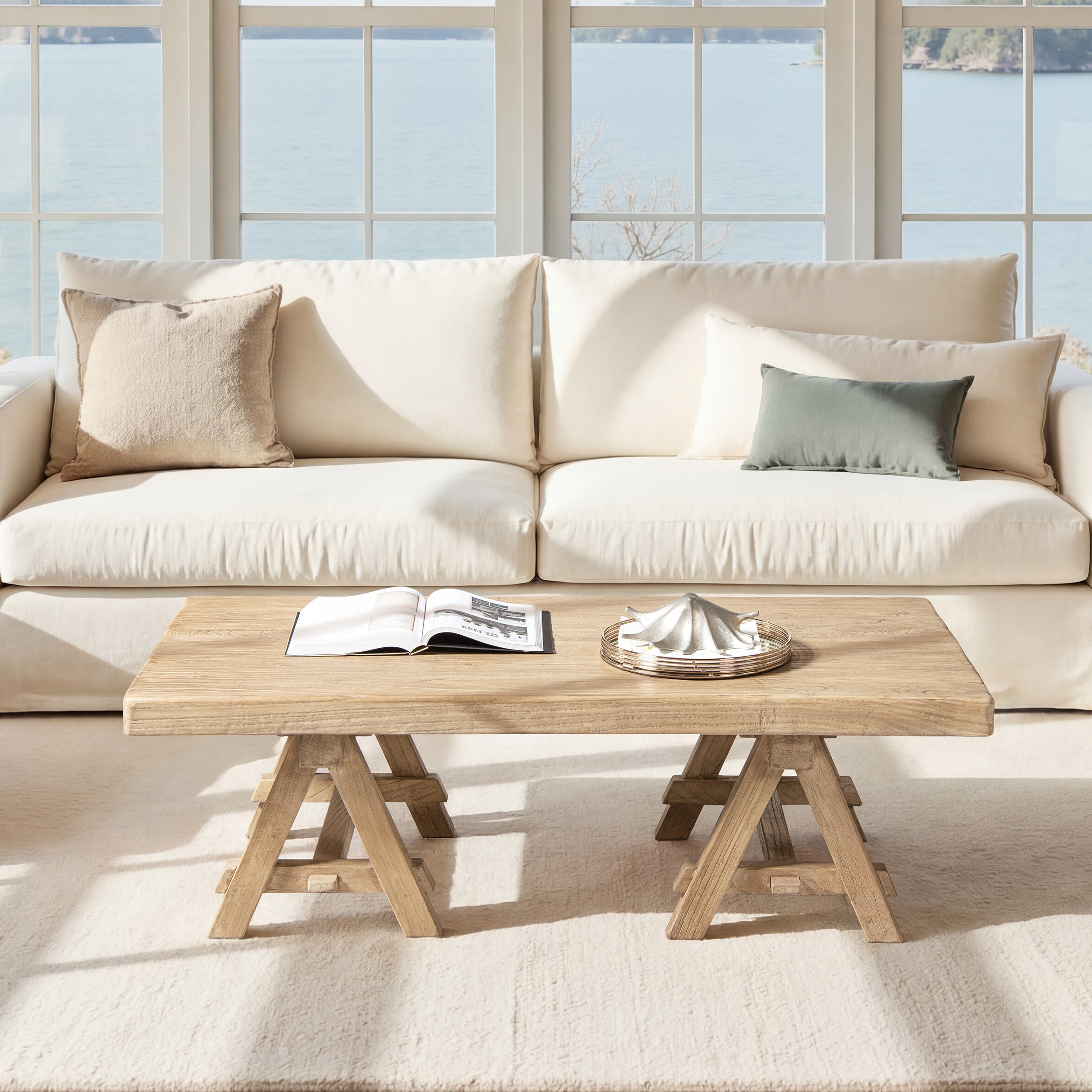 Hawthorne Reclaimed Elm Coffee Table