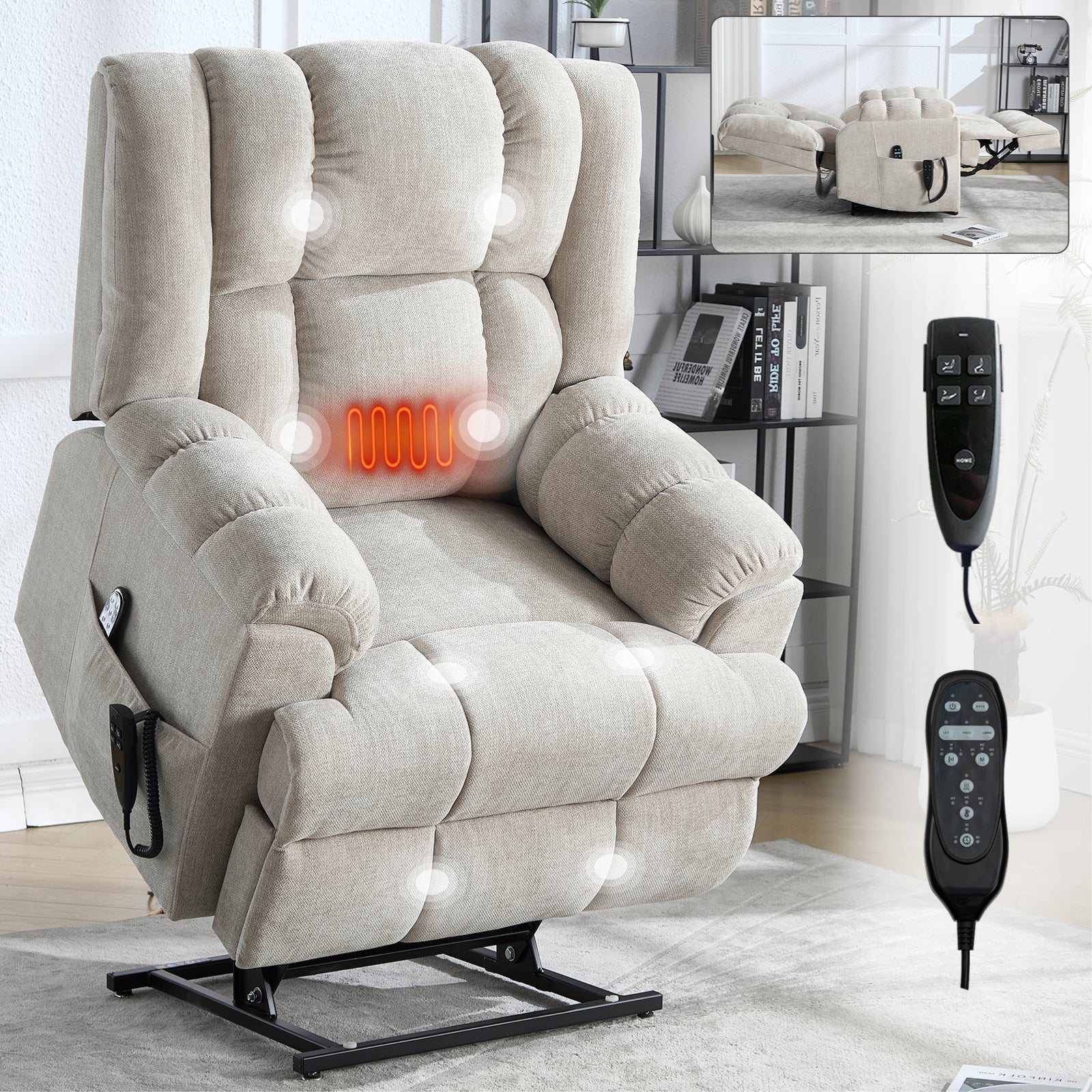 Power Lift Recliner with Power-Remote