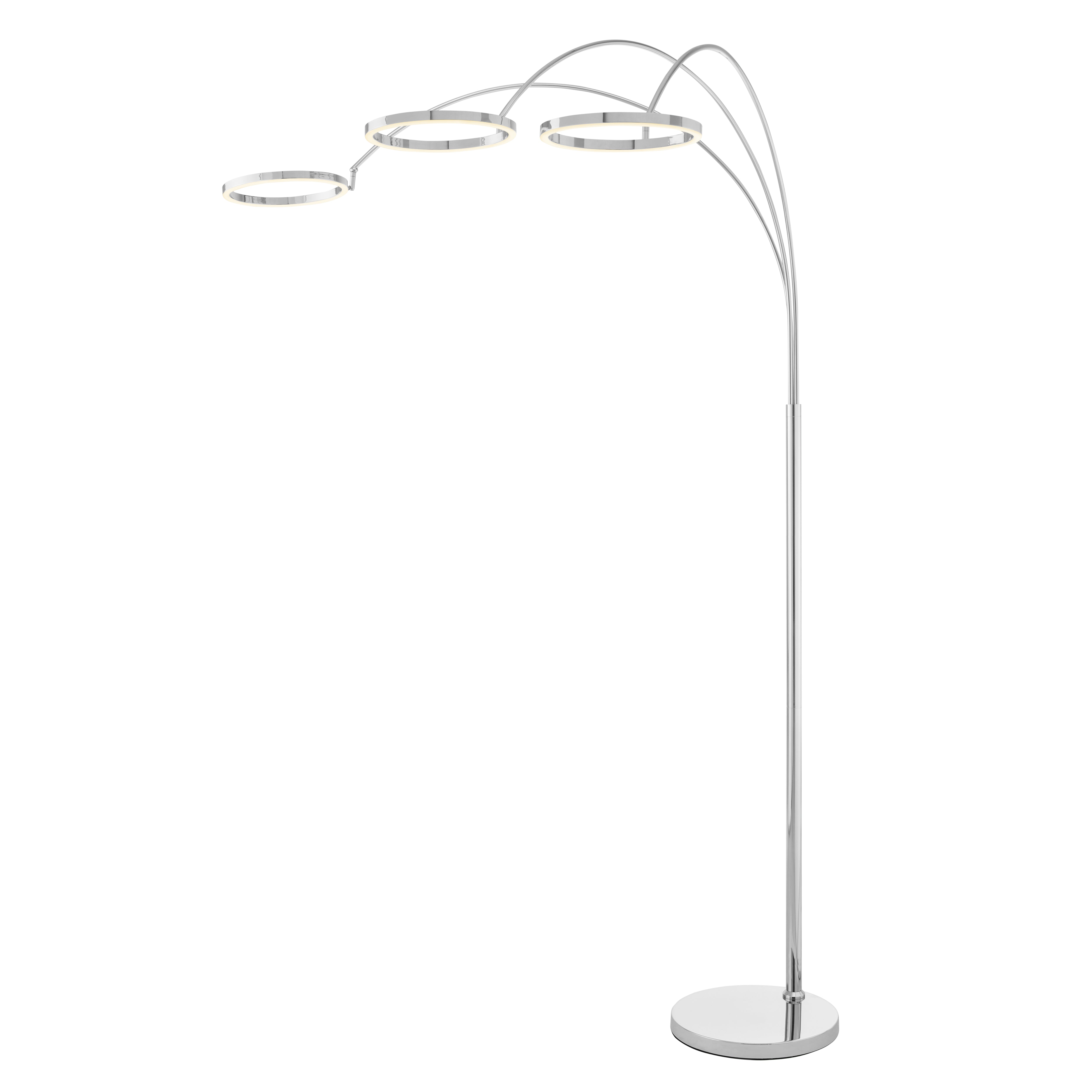 LED Three Ring Arc Floor Lamp