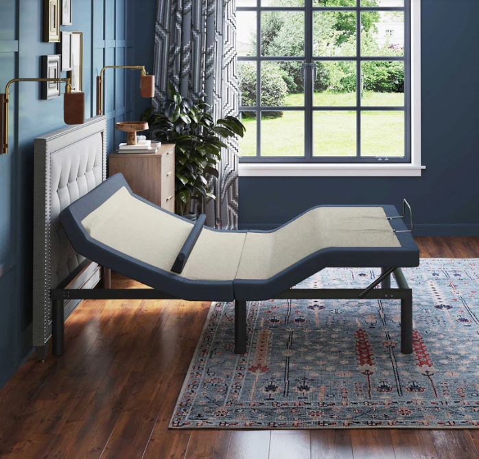 BT6500 Twin XL Adjustable Bed Base With Head/Foot Tilt and Lumbar Position Adjustment