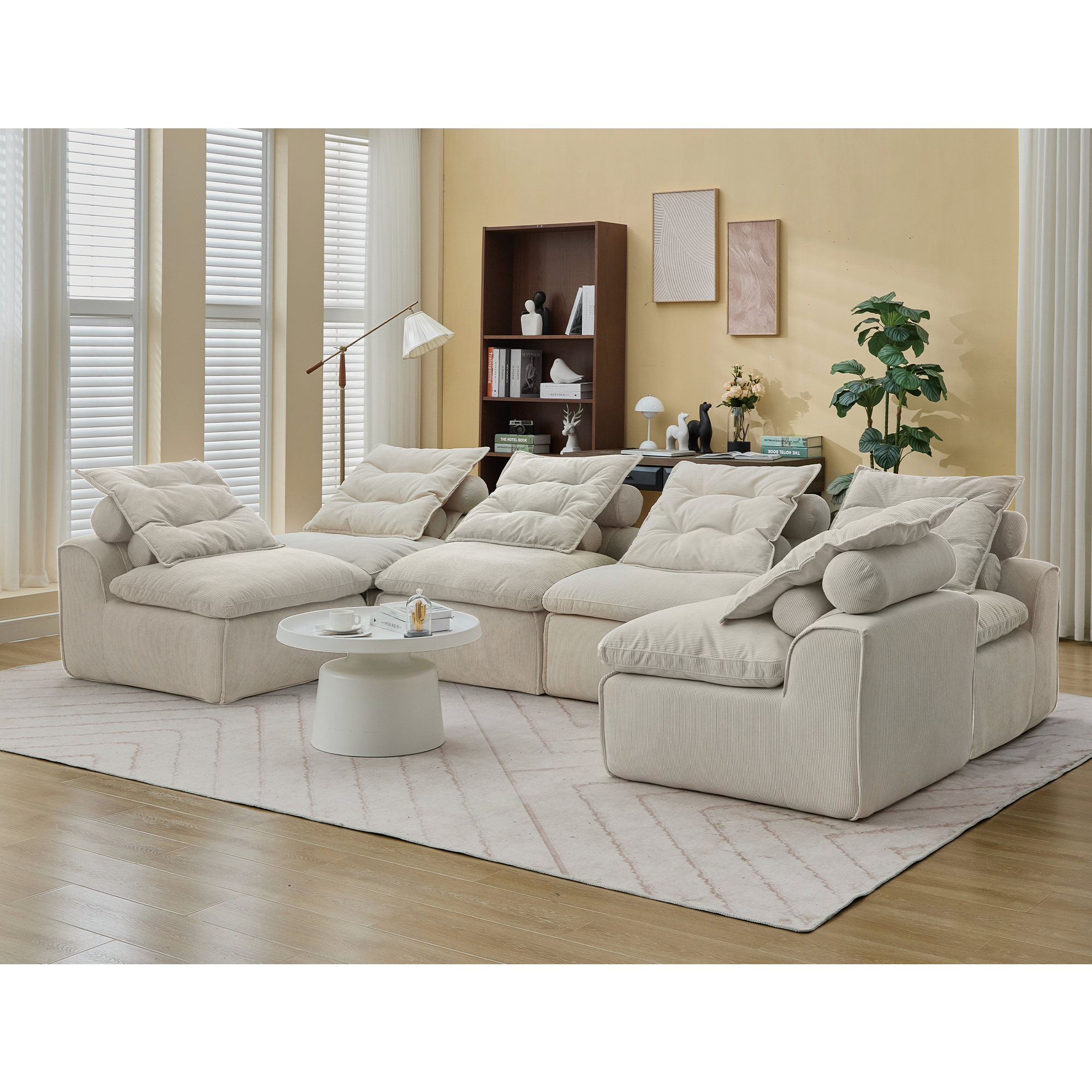 Modular Sofa 6-Piece Set