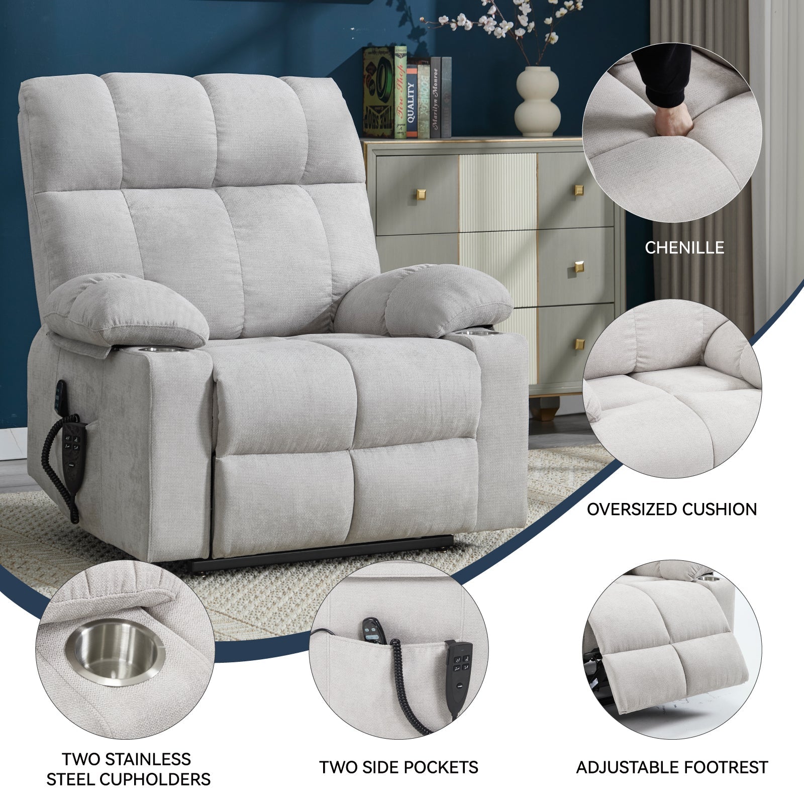 Power Lift Recliner Chair - Comfort Support Collection