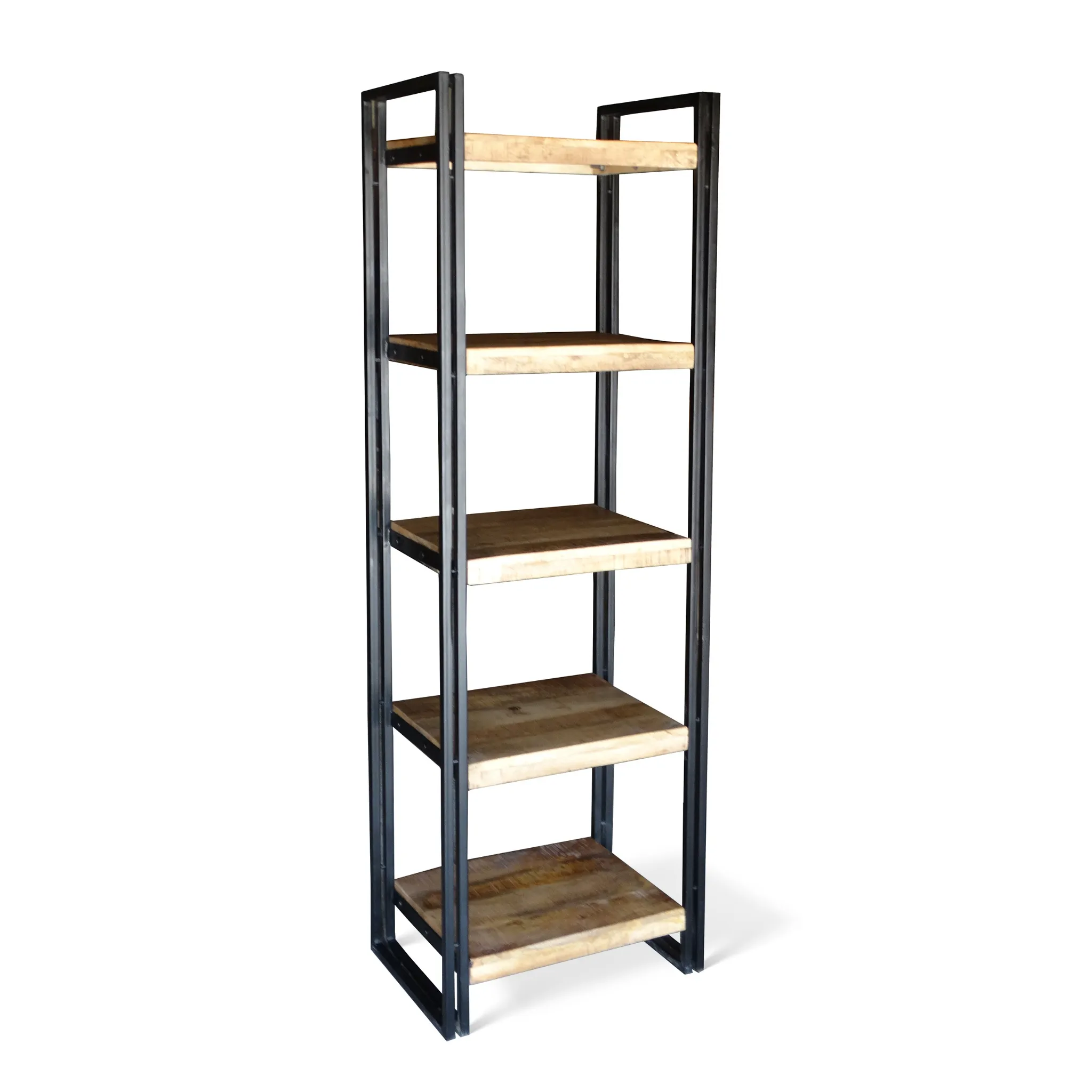 Solid Mango Wood Tall Bookcase