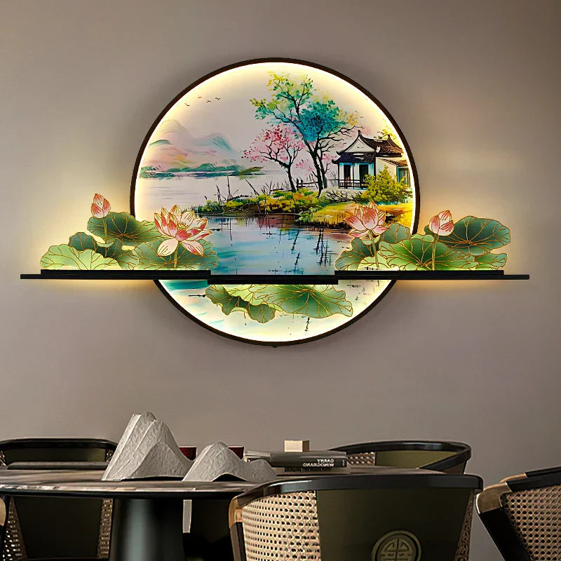 Dlight Decor Artistic Landscape Wall Glow Lamp