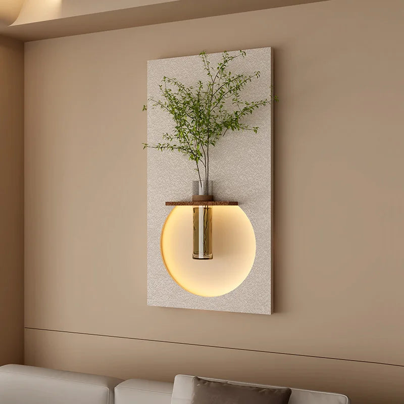 Dlight Decor Sandstone Vase Wall Lamp for Hallways