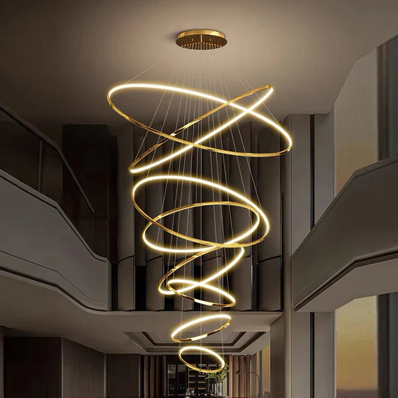 Pendant Light Stair Chandelier - Luxury Lighting Collection