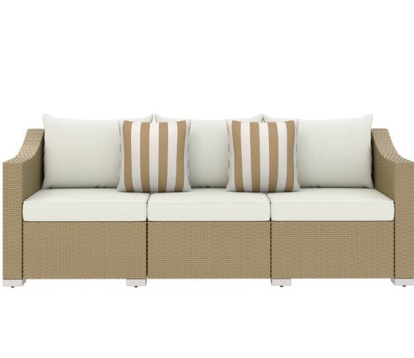 Outdoor Rattan Sofa – All-Weather Patio Collection