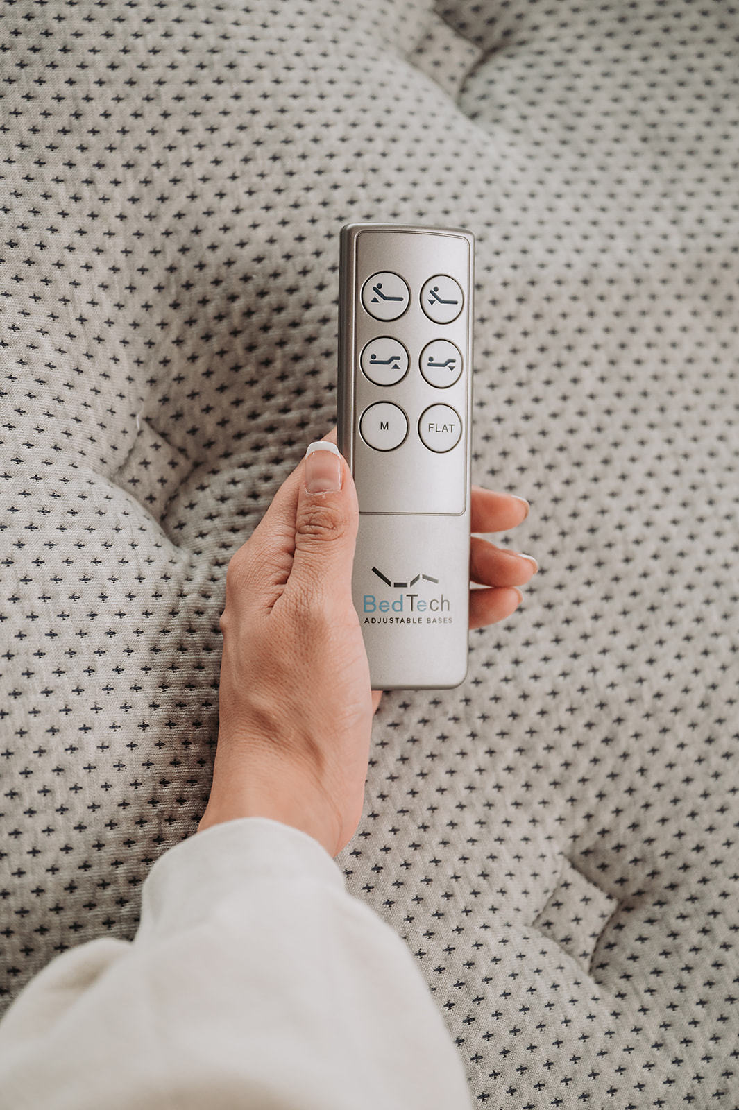 BTX4 Split Top Queen Adjustable Bed Base With Head and Foot Position Adjustment